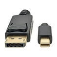 thumbnail image 4 of Tripp Lite Mini DisplayPort to DisplayPort 1.2 Adapter Cable 4K @ 60Hz 10 ft. (P583-010-BK), 4 of 8