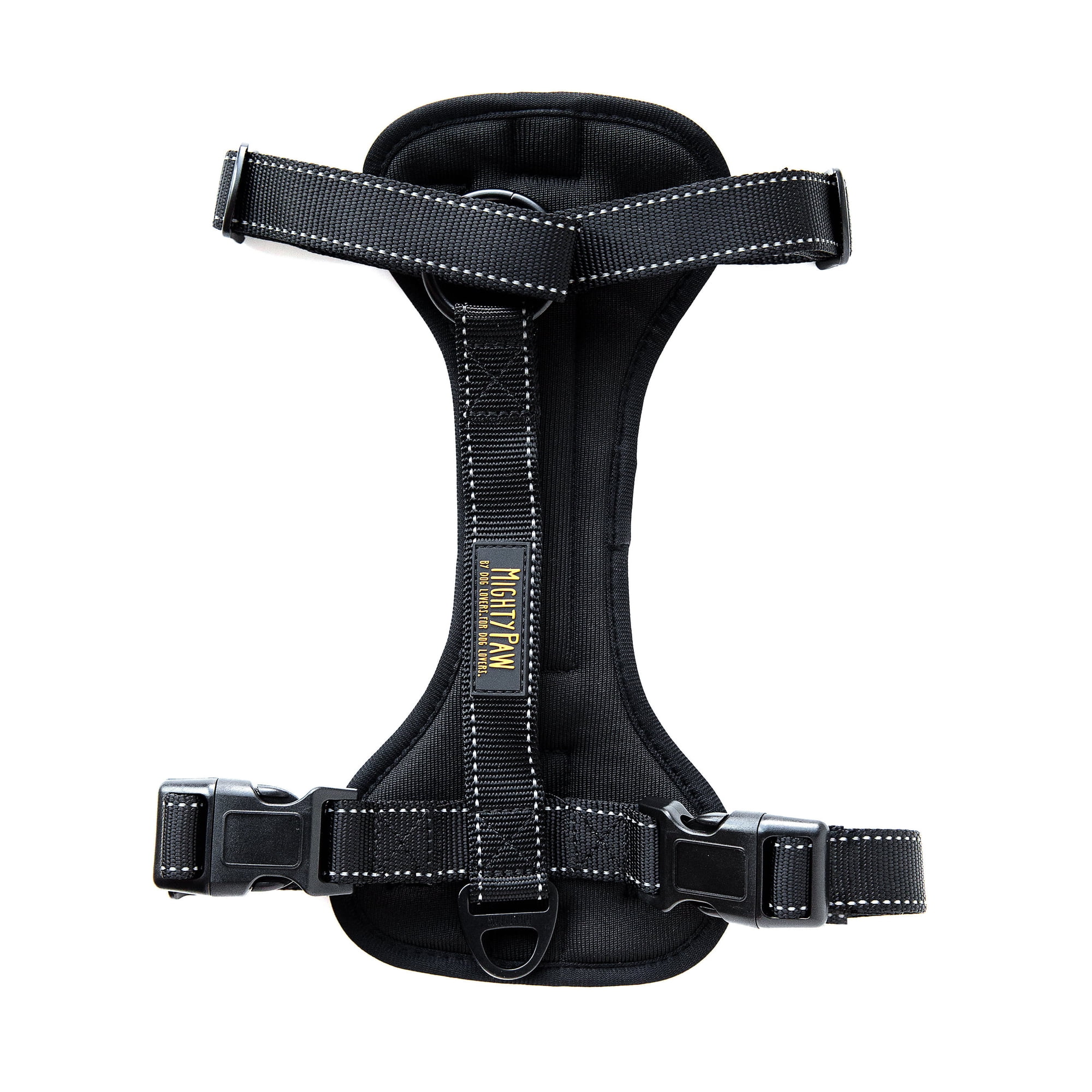 Mighty Paw Car Dog Harness, Vehicle Safety Harness with Adjustable Straps and Soft Padding, Doubles as a Standard Harness with a No Pull Front Leash Attachment