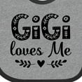 thumbnail image 4 of Inktastic My Gigi Loves Me Girls Girls Baby Bib, 4 of 4