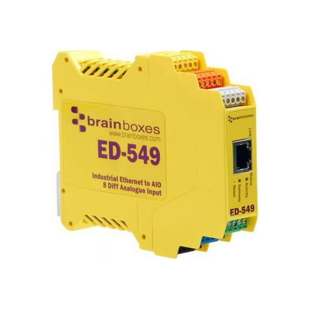 UPC: 0837324003369 | Brainboxes Ethernet to Analogue 8 Inputs