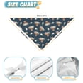 thumbnail image 6 of Dog Bandana 2 Pack,Blue Highland Cow Flower Pattern Bandanas for Dogs,Cat Bandana,Small/ Large Dog Bandana 2 Size,Dog Bandanas, 6 of 6