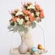 thumbnail image 4 of 2 unids Simuled Rose Ramo Decoración Hogar DIY Flower Ornament Boda Flor Prop, 4 of 6