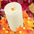 thumbnail image 2 of 1Pcs 4 inch Halloween Candle Ring- Artificial Maple Pumpkin Candle Ring， for Pillar Candle Holder Rustic Wedding Centerpiece Halloween Holiday Home Tabletop Decoration, 2 of 8