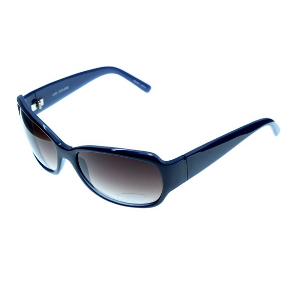 Blue & Brown Colored Acrylic Sport-Sunglasses #3940