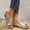 Silver, variant on Women's Peep Toe Slide Sandals Crocodile Pattern Platform Slippers Adjustable Strap Design Casual Summer Beach Footwear Trendy Fashion Gold Women Sandal