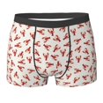 thumbnail image 6 of Men's Boxer Briefs, lobster Soft Comfy Mens Underwear Boxer Briefs Breathable With Widen Waist, 6 of 7