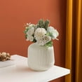 thumbnail image 2 of PRETXORVE Home Decor, Room Decor, Vase Decorative Display Pot Dry and Wet Flower Decoration Imitation Ceramic Plastic Container, 2 of 6