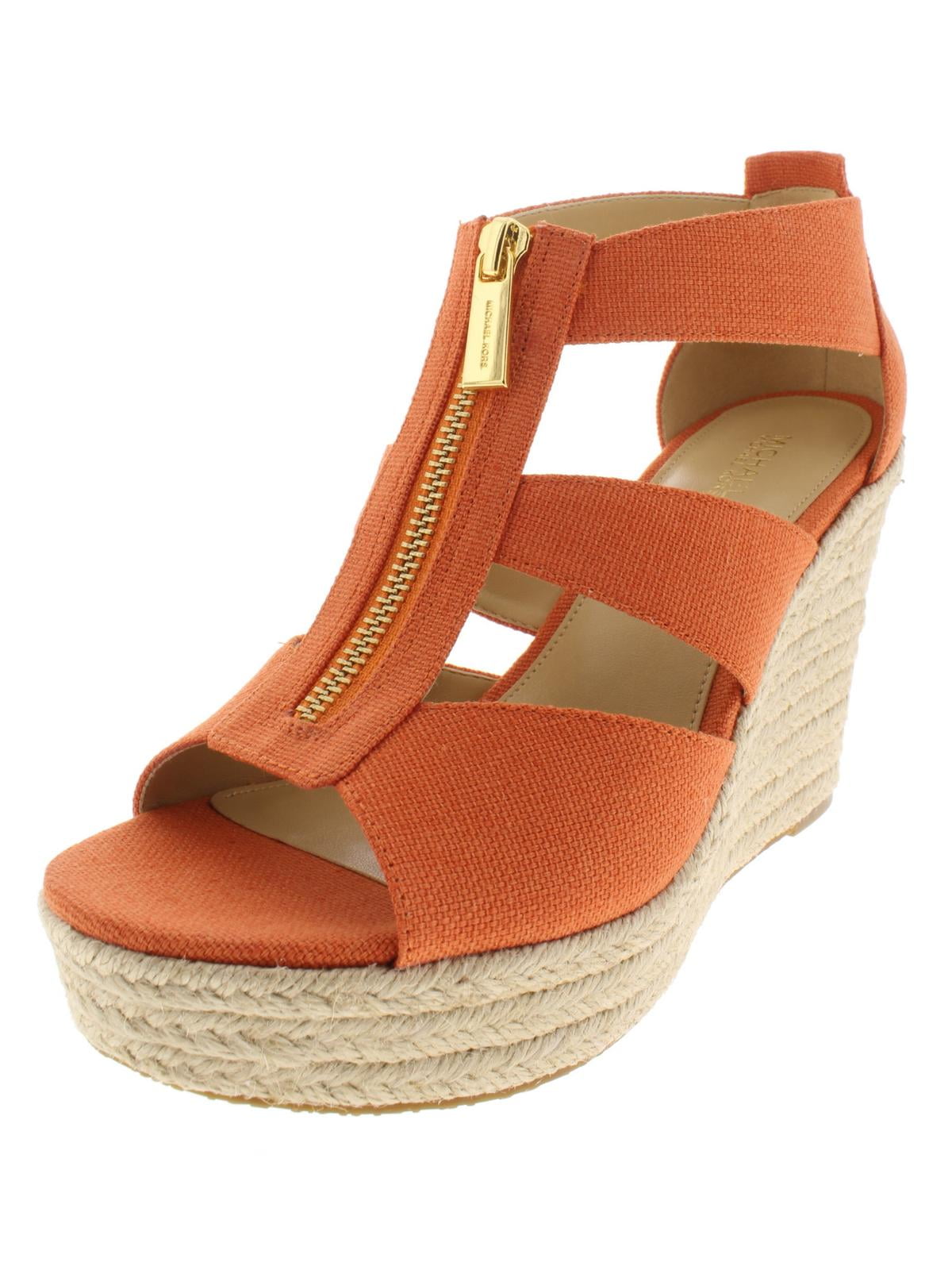 michael kors sandals womens orange