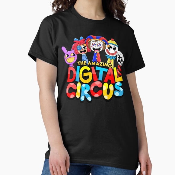 Amazing Digital Circus Characters Cute Design Graphic Unisex T-Shirt M00116, up to size 5XL