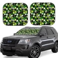 thumbnail image 6 of Kdxio Soccer1 Print 2-Piece Sun Shade Front Windshield - Foldable Car Front Window Sunshades For Most Sedans Suv Truck, 6 of 6