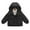 Black, variant on XBASW 2-9T Boys Girls down Cotton Jacket Winter Coat with Pocket Hooded Windproof Zipper Outerwear for Baby Toddler Kids