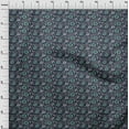 thumbnail image 3 of oneOone Cotton Poplin Fabric Leaves & Floral Block Printed Craft Fabric BTY 56 Inch Wide, 3 of 5