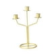 thumbnail image 4 of Candelabro cónico, candelabro de 3 brazos, candelabro de Metal para fiesta, soporte para velas para comedor, día de San Valentín, mantel, boda Dorado, 4 of 9