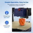 thumbnail image 4 of Filamento para impresora 3D ANYCUBIC PLA de 1,75 mm, bobina de 1 kg, color naranja, 4 of 9