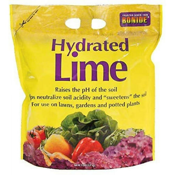 Bonide Hydrated Lime Soil Amendment, 5 lb for pH Balance and Nutrient Uptake