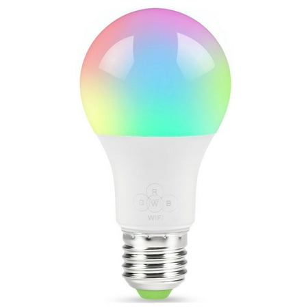 Wifi Smart Color LED Light Bulb for Amazon Alexa Google Home App Control