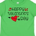 thumbnail image 4 of Inktastic Happy Valentines Day Red Hearts and Arrow Boys or Girls Toddler T-Shirt, 4 of 5