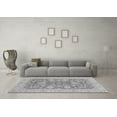 thumbnail image 3 of Ahgly Company Indoor Round Abstract Gray Modern Area Rugs, 7' Round, 3 of 4