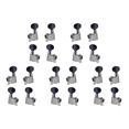 thumbnail image 1 of Clavijas de afinación de botones de cuerdas Clavijas de afinación de guitarra de 4 cuerdas () Plata Negro, 1 of 9