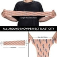 thumbnail image 4 of Lsque Winter Skiing Adventure Cooling Arm Sleeves for Men & Women -Compression Sleeves to Cover Arms for Working,Sun Sleeves for UV Protection,Breathable, Moisture-Wicking, 4 of 8