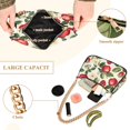 thumbnail image 2 of FORMRS Womens Shoulder Bag with Chain Strap Clutch Purse Cute Tote Handbag, Apple Leaves Pattern, 2 of 7