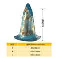 thumbnail image 2 of Honeii Cute Angel Winged Rabbit Print Poncho Cape, Cloak Coat, Snuggly Hooded Wearable Blanket, Hooded Cape For Teenagers,Halloween Costumes-Medium, 2 of 7