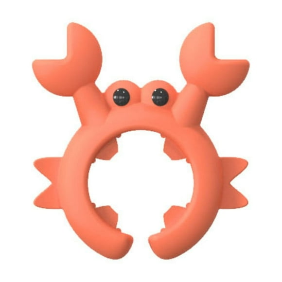 Crab Utensil Holder Crab Spatula Holder Creative Crab Shaped Spatula Rack Crab Spoon Holder for Pot Silicone Multifunctional Spatula Holder Scalding and Overflow
