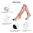 thumbnail image 5 of Lsque Funny Food Pattern Sport Compression Socks for Men & Women 15-20 mmHg Knee High Nurse Pregnant Running Medical and Travel Athletic, 5 of 6