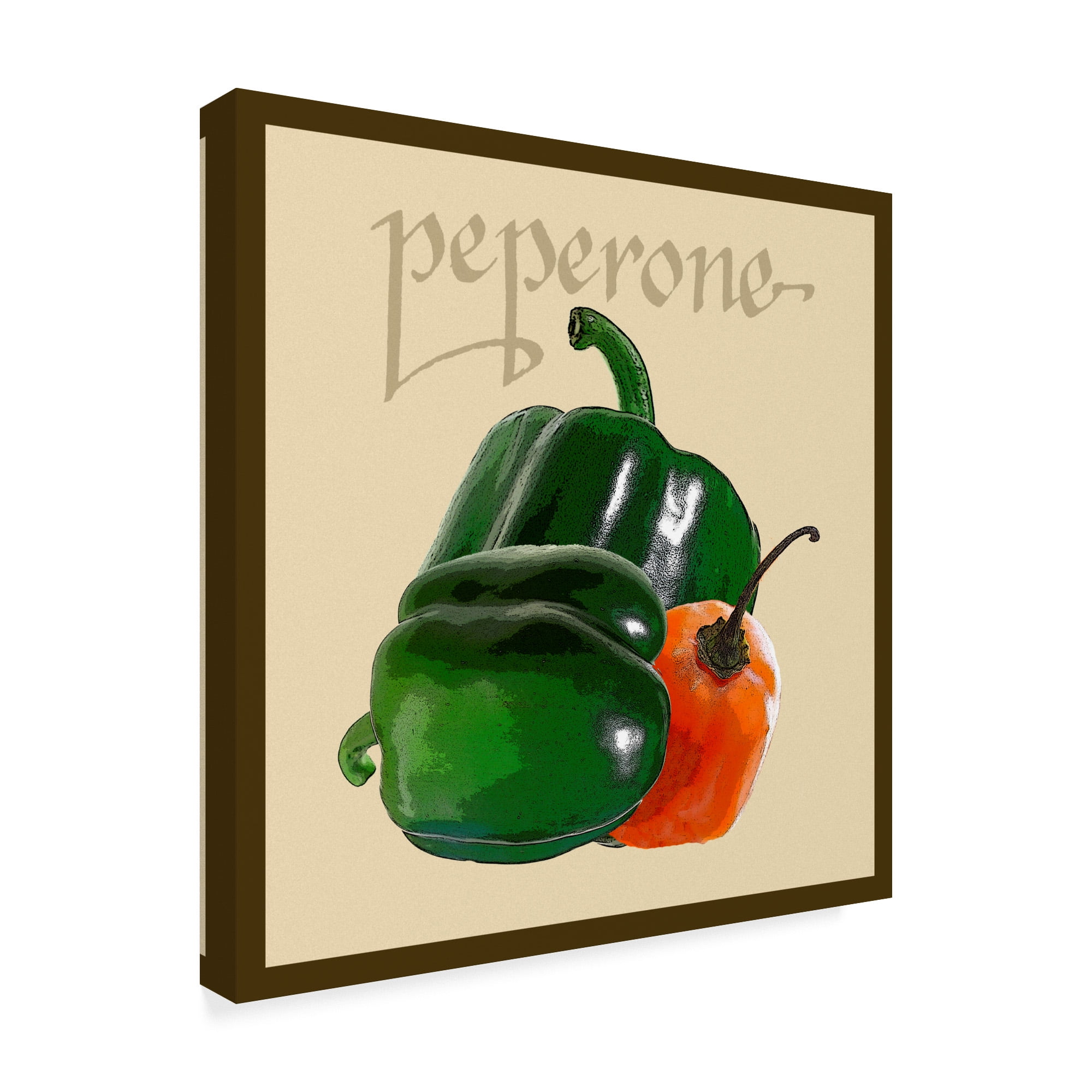 Trademark Fine Art 'Italian Vegetable IV' Canvas Art by Vision Studio