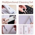 thumbnail image 6 of 7 In 1 Portable Multi-function Laptop Keyboard Cleaning Brush Set Mobile Phone Earphone Dust Removal Brush, 6 of 17
