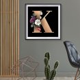 thumbnail image 4 of Cuadros Decorativos 5D DIY diamante pintura letra K completo redondo taladro mosaico imagen (B2879) Tmvgtek embutido en tela, 4 of 9