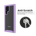 thumbnail image 6 of Galaxy S22+ 6.6"(2022) Case Clear, Case Cover for 2022 Samsung Galaxy S22+ 6.6", Njjex Full-Body Rugged Transparent Clear Back Bumper Case Cover for Samsung Galaxy S22+ 2022 -Purple, 6 of 10
