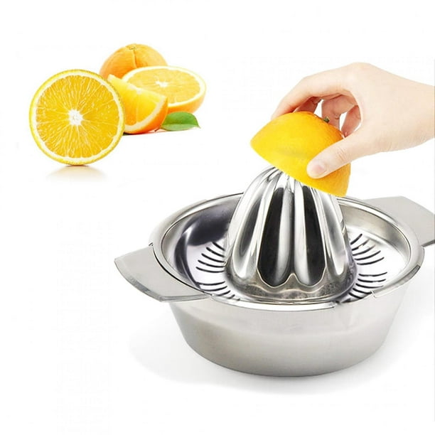 Presse-agrumes à citron de grande capacité, presse à main à base de jus d'agrumes  citron citron lime orange, presse-agrumes manuel en acier inoxydable 304  avec filtre