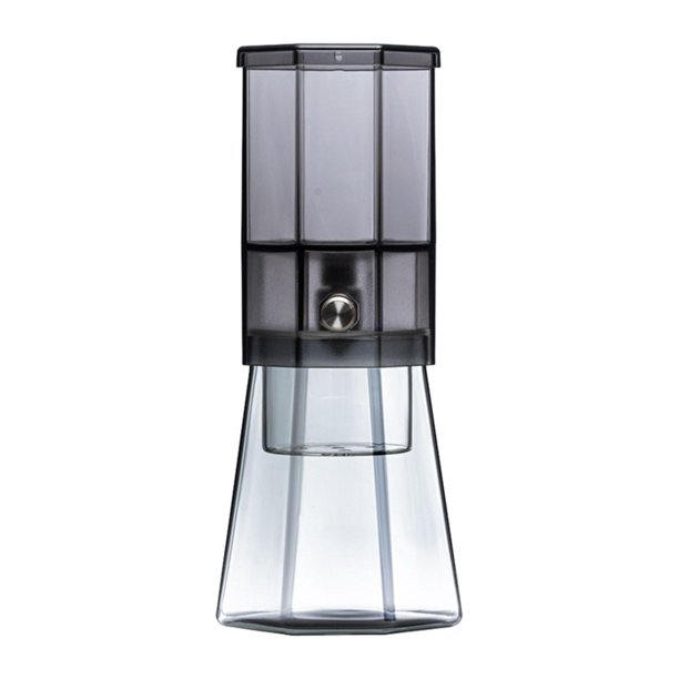 Cafetera de café frío fácil de limpiar, cafetera de goteo para picnic, camping en casa Negro
