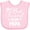 AD-Pink, variant on Inktastic My Best Friend is My Papa with Hearts Boys or Girls Baby Bib
