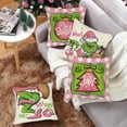 thumbnail image 2 of Set de 4 Fundas de Cojín 45x45 cm Navideñas del Grinch, Tela Suave y Lavable, Decoración Festiva para Sofá, 2 of 7