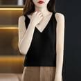 thumbnail image 2 of JDQJBZ Womens Camisole V Neck Lace Up Sleeveless Knit Top Layering Undershirt, 2 of 4