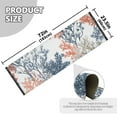 thumbnail image 5 of Yayeee Runner Rug for Bedroom 2'x6' Machine Washable Hallway Non Slip Mat, White Sea Plants, 5 of 8