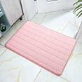 thumbnail image 5 of MSJUHEG Bathroom Rugs Bath Mat Carpet Welcome Decor Day Room Living Doormats Carpet Home Carpets Bathroom Products Memory Foam Carpet Pink, 5 of 6