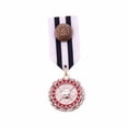 thumbnail image 4 of Broche de tela a rayas Sunnimix estilo F para mujeres y hombres, 4 of 8