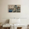 thumbnail image 2 of Elephant Stock Hakone The View Of Ashinoko Lake Wall Art - Horizontal Multi Panel Canvas - Living Room Wall Decor - Nature Multi Panel - Gray And Blue Decor By Utagawa Hiroshige - 33" x 20", 2 of 4