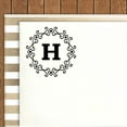 thumbnail image 2 of Printtoo Alphabet H Monogram Octagon Celtic Swirl Frame Self Inking Rubber Stamp Office Stationary, 2 of 7