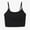 Black, variant on BLVB Cami Sports Bra Tank Tops for Women Spaghetti Straps Workout Yoga Athletic Exercise Crop Tops
