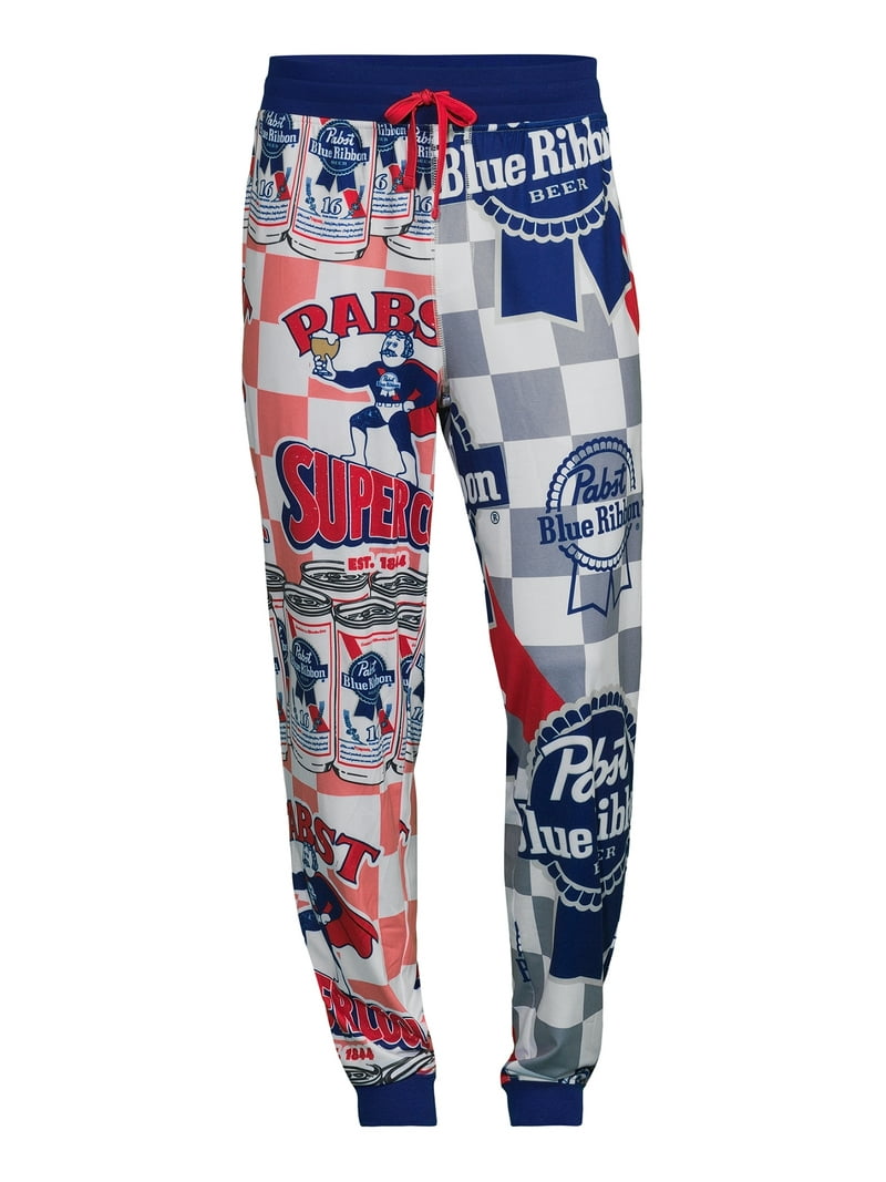 Pabst Blue Ribbon Men's and Big Men's Jogger Sleep Pants, Up to 2XL -  Walmart.com, image size:800x1067