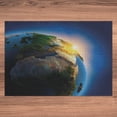 thumbnail image 5 of Ambesonne Earth Jigsaw Puzzle Durable Cardboard, Morning Sunrise Space, 1000 pcs, Blue Green Yellow, 5 of 5