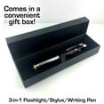 thumbnail image 4 of Fathers dayGift Pen for Your Father Grandfather Husband,Multi-Function Stylus+Metal Ballpoint Pen+LED Flashlight W/Gift Box, Compatible With Most Phones & Touch Screen Devices, By SyPen F-3, 4 of 5
