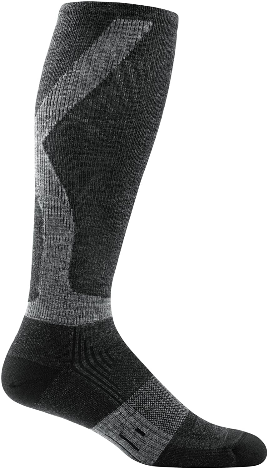 Darn Tough Power OverTheCalf Light Cushion Sock Men's Gray Large