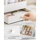 thumbnail image 5 of Organizador de maquillaje Vlando Vanity con cajones de piel sintética, color blanco, 5 of 9