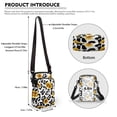 thumbnail image 6 of HELLHERO Cow Print Sunflower Pattern 2 Layers Messenger Bag for Adults Casual Travel Shoulder Bags Polyester 4.33x1.97x7.09, 6 of 7