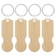 thumbnail image 1 of llaveros de bambú para carrito de compras, fichas, llaveros, portamonedas, llaveros de supermercado, dijes para bolsos, estilo A, 1 of 8